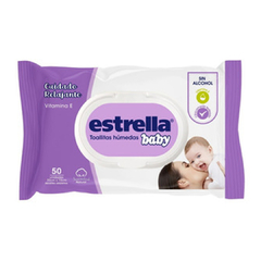 TOALLITAS HUMEDAS ESTRELLA 50U LILA