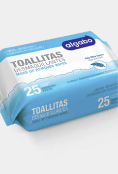 ALGABO TOALLITAS DESMAQUILLANTES 25U