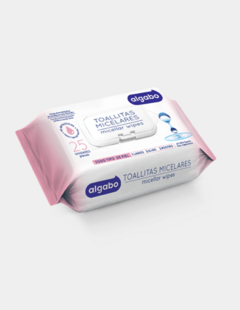 ALGABO TOALLITAS HUMEDAS AGUA MICELAR 25U C/TAPA