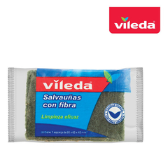 VILEDA ESPONJA FIBRA SALVAUÑAS 1 U.