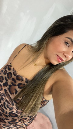 Vestido serena onça - Raraabella 