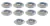 Kit Com 10 Formas De Pizza 32 Cm Aluminio Reforçado na internet
