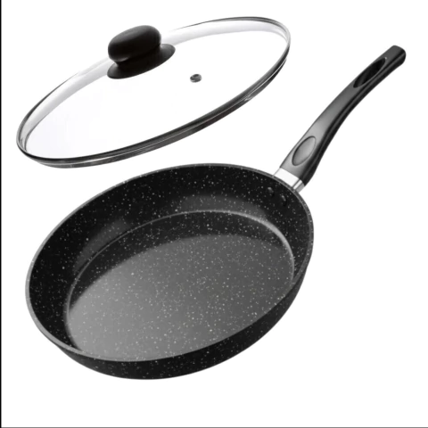 Frigideira Indução Antiaderente De Cerâmica 22cm Com Tampa Premium