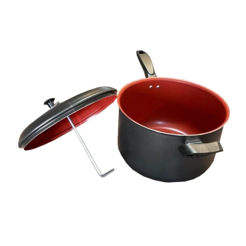 Panela Pipoqueira Grande Antiaderente de Ceramica 6 Litros