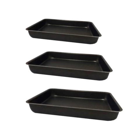Jogo de Assadeiras de Alumínio com Revestimento Antiaderente Starflon 3 Peças