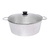 Panela caçarola avulsa aluminio fundido grosso tampa de vidro - comprar online
