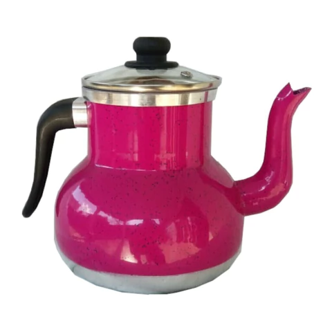 Bule Panda Tampa De Vidro Rosa Pigmentada 1.9L Belmar