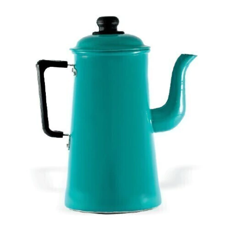 Bule De Café Azul Turquesa Grande 1.8 Litros Classic