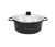 Panela caçarola avulsa de aluminio fundido grosso preta com tampa - comprar online