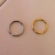 Argola lisa click para nariz {0.8mm} - Stella Piercing's