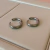 Brinco argola lisa grossa natural - Stella Piercing's