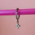 Argola com pingente trevo - comprar online