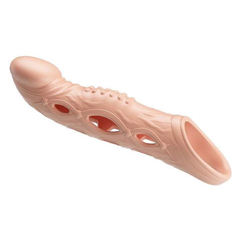 Capa Peniana 21cm Escolha a cor com Vibrador anel escrotal.