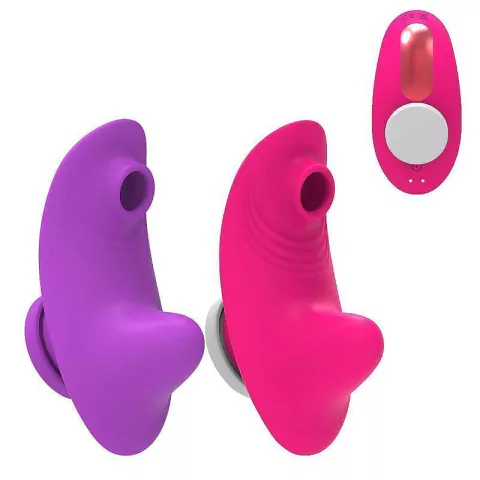 Vibrador e Sugador de Clitóris Pra Calcinha Pulsação Prazer