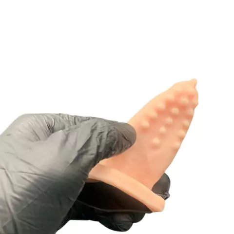 Capa De Dedo Dedeira Língua Estimulador Masturbador Feminino
