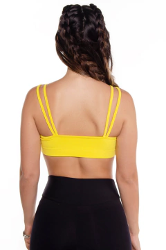 TOP DE TIRAS LISO COM BOJO - comprar online