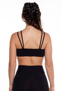 TOP DE TIRAS LISO COM BOJO - loja online