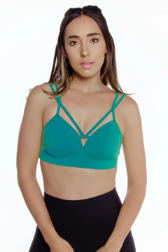 TOP DE TIRAS LISO COM BOJO - Jô Macedo