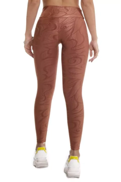 LEGGING MARROM COM TEXTURA - comprar online