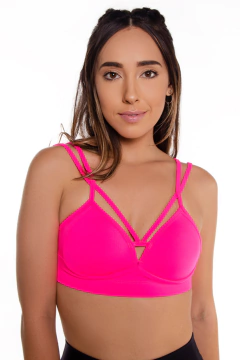 Imagem do TOP DE TIRAS LISO COM BOJO