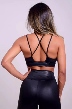 TOP STRAPPY CIRRÉ PRETO - comprar online