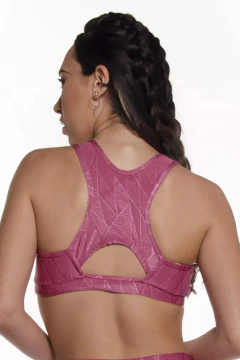 TOP TEXTURIZADO COM BOJO ROSA - comprar online