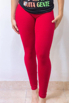 LEGGING BÁSICA LISA ALTA COMPRESSÃO