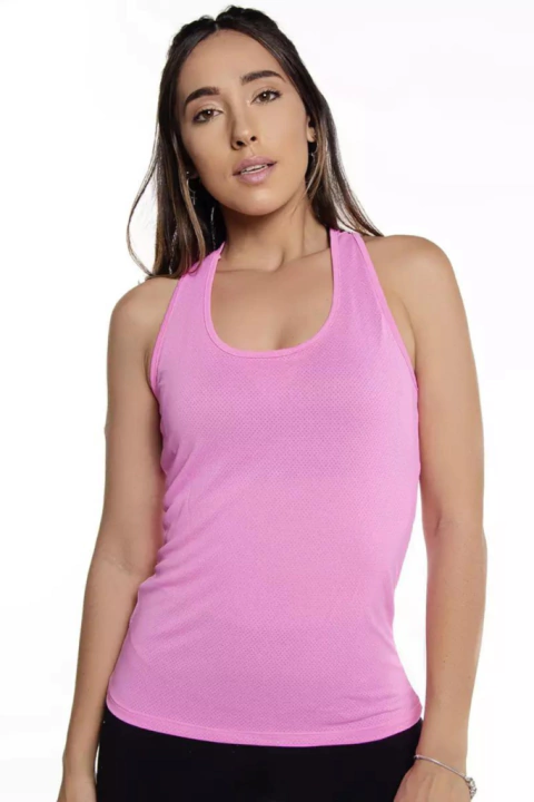 REGATA DE TELINHA ROSA