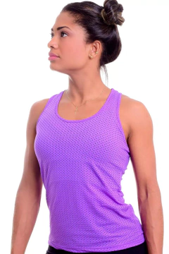 REGATA DE TELINHA ROXA