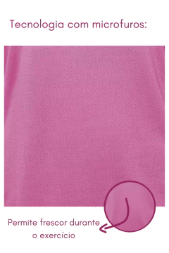 REGATA CAVADA DRY FIT ROSA SELENE - comprar online