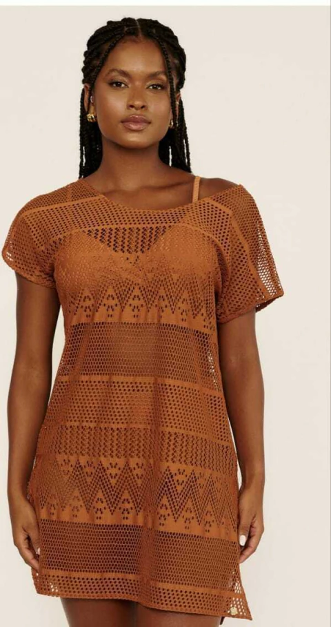 Vestido Paradiso Conhaque