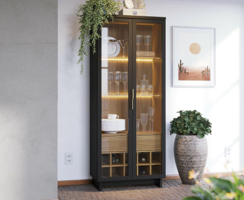 Cristaleira Com LED Casa Sua cor 02