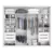 Guarda Roupas atraente de 2,67 100% MDF cor 01 - comprar online