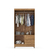 Guarda roupas 4 portas duas gavetas cor 02 - comprar online