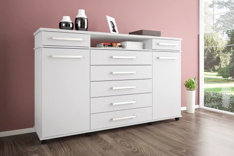 Cômoda London Branco Brilho - Demóbile