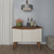 Buffet Artely Oasis 3 Portas - Pinho e Off White - comprar online