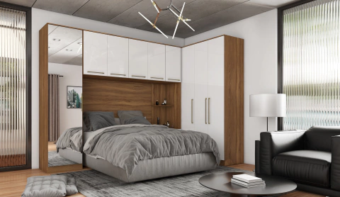 Quarto modulado Casa Sua Móveis versão 03 IRL