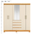 Guarda roupas 6 portas e 4 gavetas de 2,01 com espelho 100% MDF cor 02