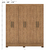 Guarda roupas casal de 6 portas com 1,80 cor 02 - comprar online