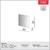 Painel decorativo espelhado de 30x30 - loja online
