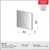 Painel decorativo Quadrado Espelhado de 60x60 - loja online