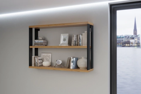 Nicho com duas prateleiras de 89,5cm