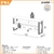 Rack estilo industrial 140cm com uma gaveta 100% MDF Dalla Costa na internet