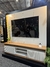 Home theater para TV de até 75 polegadas com LED e portas de correr cor 01 na internet