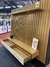 Imagem do Painel suspenso ripado de 2,23 x 2,50 100% MDF com 2 gavetas com LED