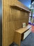 Painel ripado + Rack duas portas em MDF com LED - comprar online
