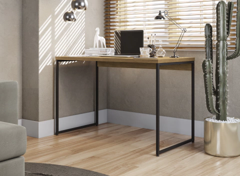 Escrivaninha de 1,18 com pés em Ferro