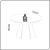 Mesa de Centro Hexagonal 70x70cm Off white com amadeirado - comprar online