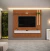 Conjunto painel ripado + bancada para TV de até 85 polegadas com ou sem LED cor 01 na internet