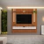 Conjunto painel ripado + bancada para TV de até 85 polegadas com ou sem LED cor 01 - comprar online